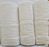 Medvilnės pluošto vonios rankšluosčių rinkinys „Cotton Delux“, pieno baltos spalvos